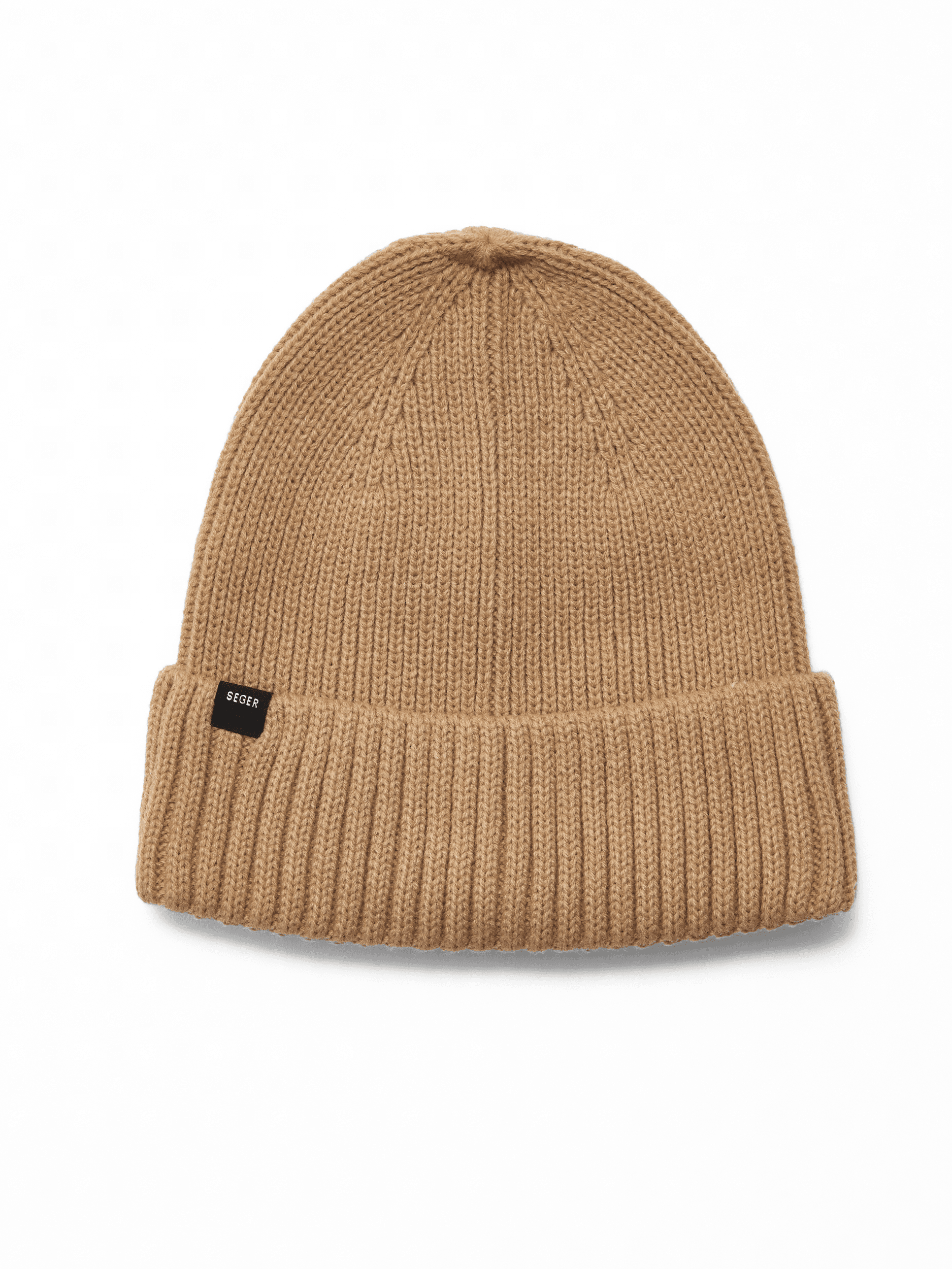 SEGER, RIBBED BEANIE W EMBRODERY SR, Model 1