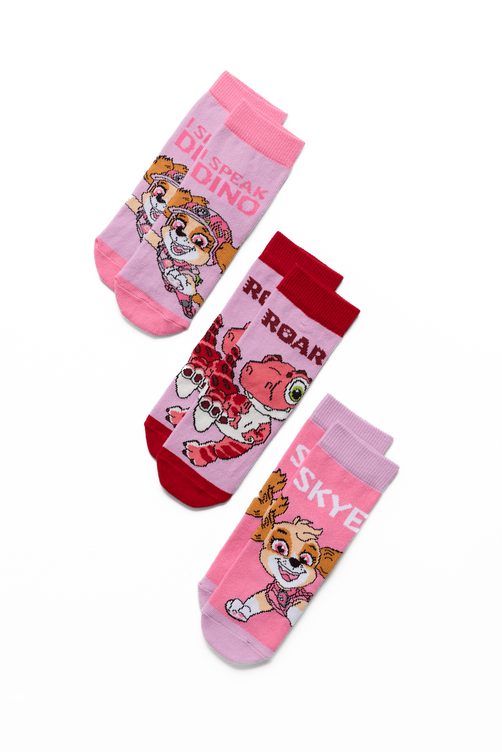 NICKELODEON, Paw Patrol 3P Socks 0624, Model 1