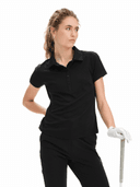 GOLF MESH POLO W, Black