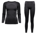 Seamless Set, Undertøysett, Dame, Black