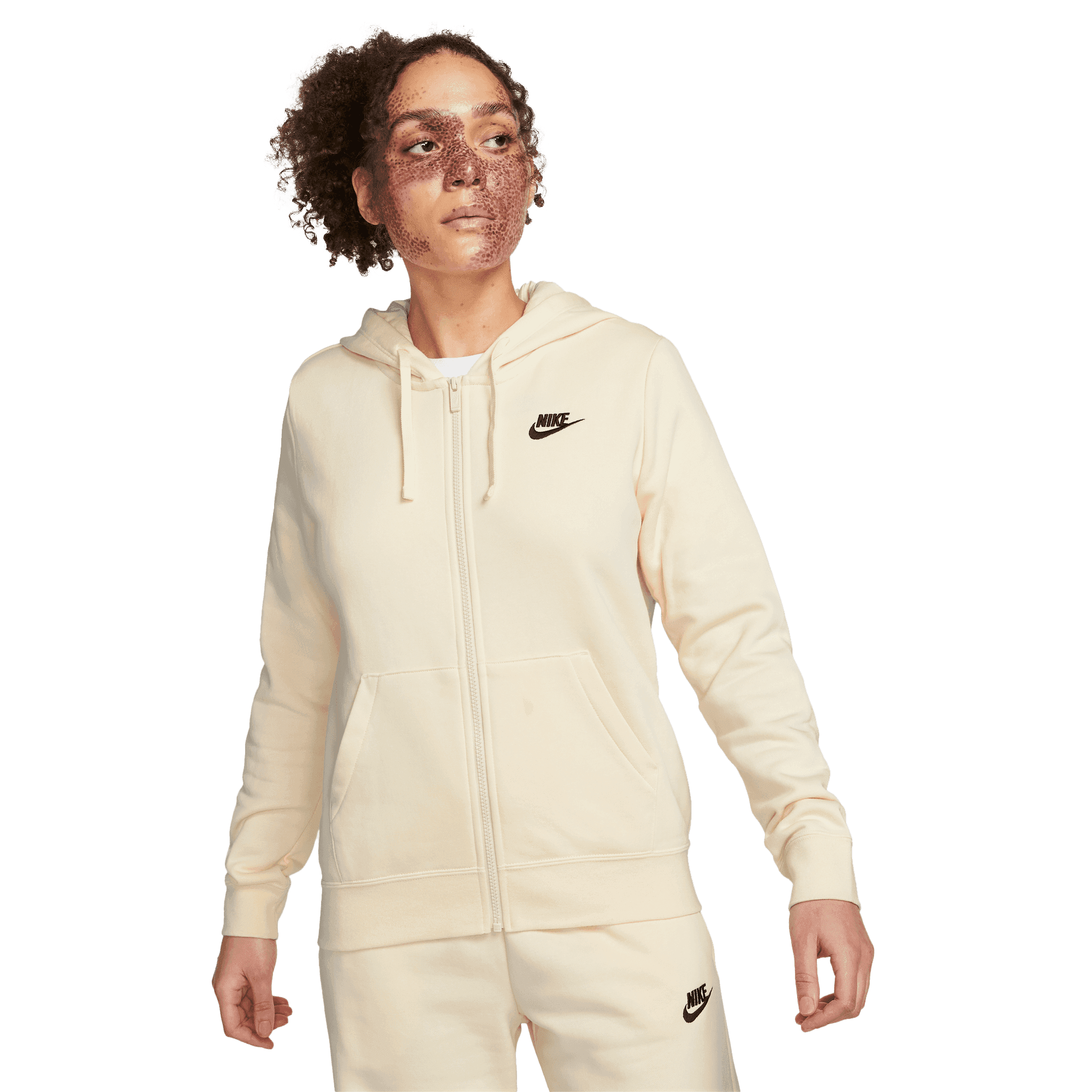 Nike, Nsw Club Fz Hoodie W, Model 1