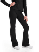 Flare Tights, Utslengte Treningstights, Junior, Black