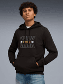 Ess Logo Lab Holiday Hoodie M, Black