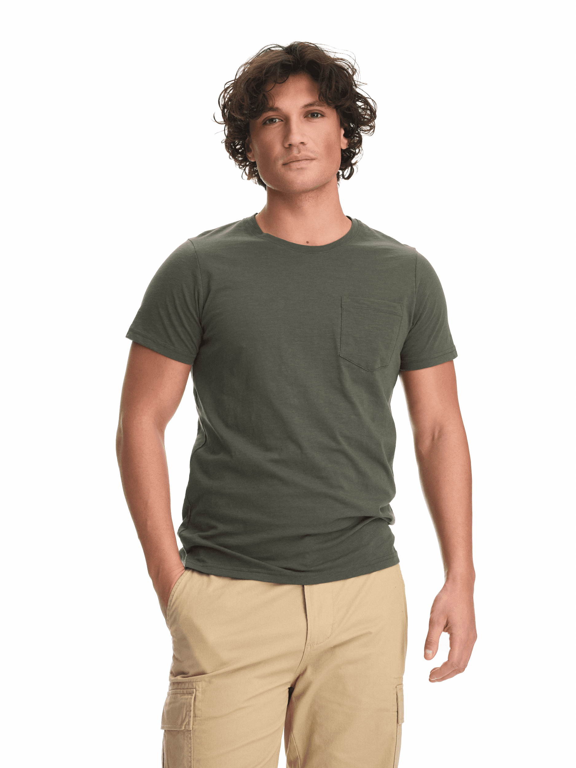 Takeoff, Slub Pocket Tee M, Model 1