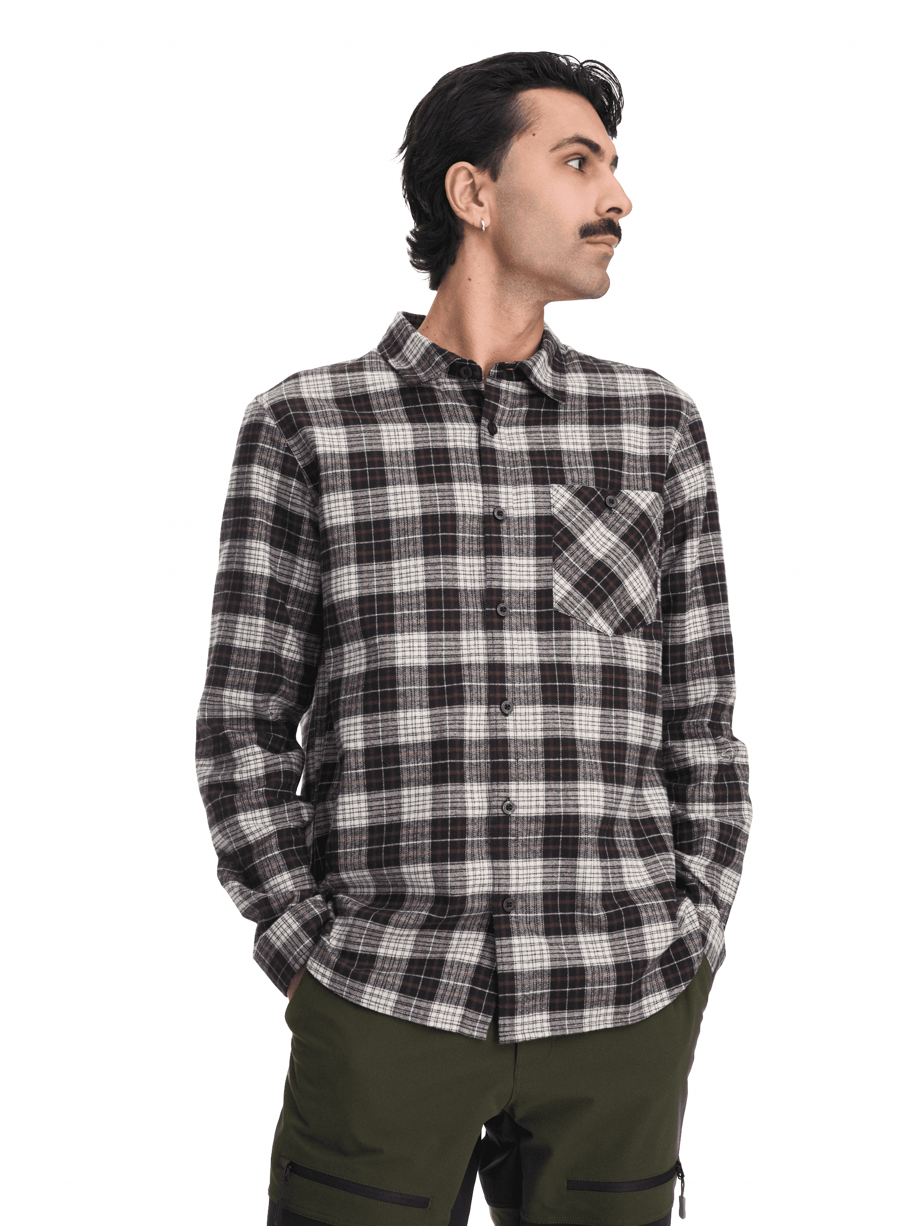 Trekmates, FLANNEL OUTDOOR SHIRT M, Model 1