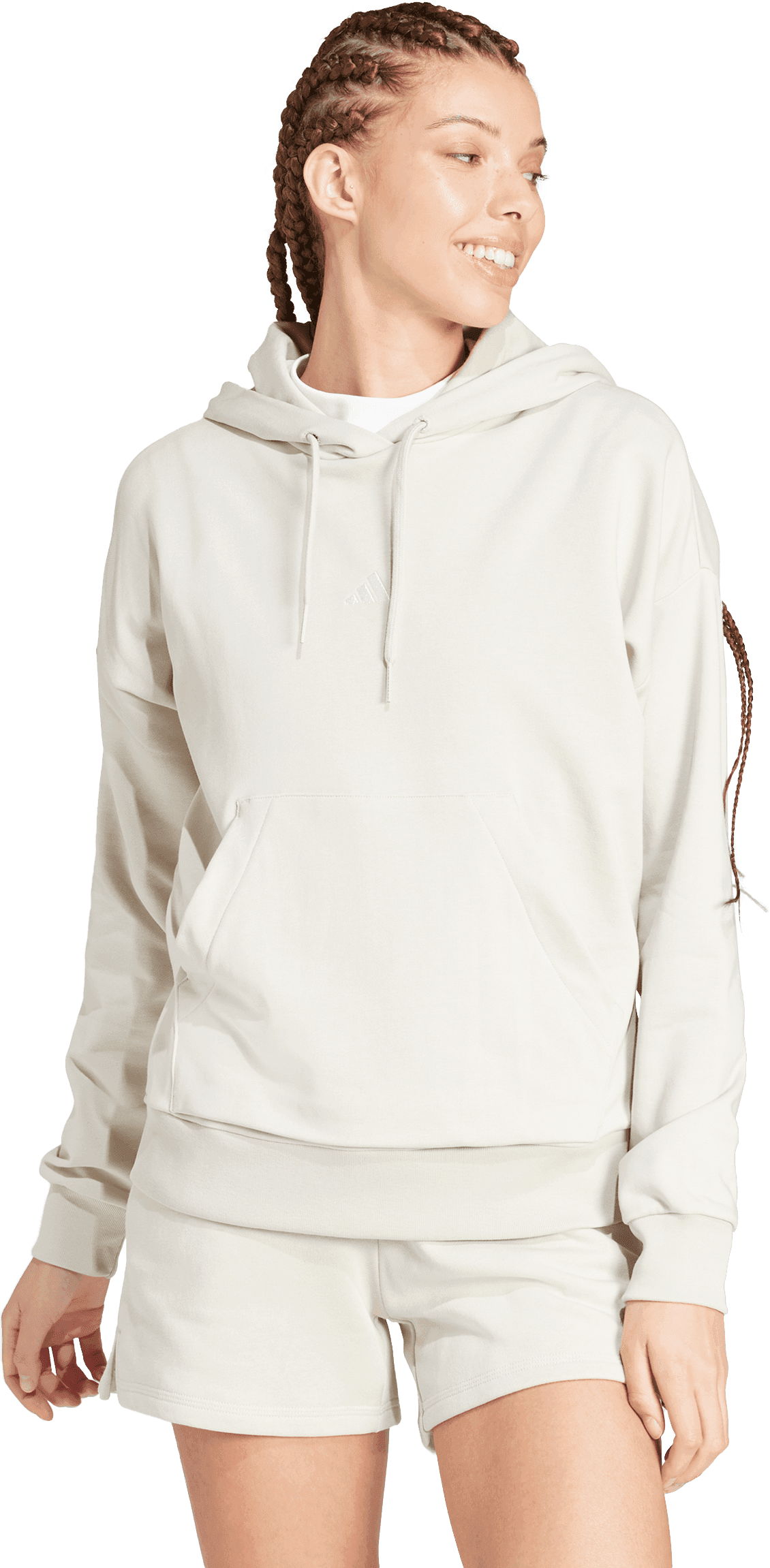 Adidas, W Small Logo FT Hoodie, Model 1