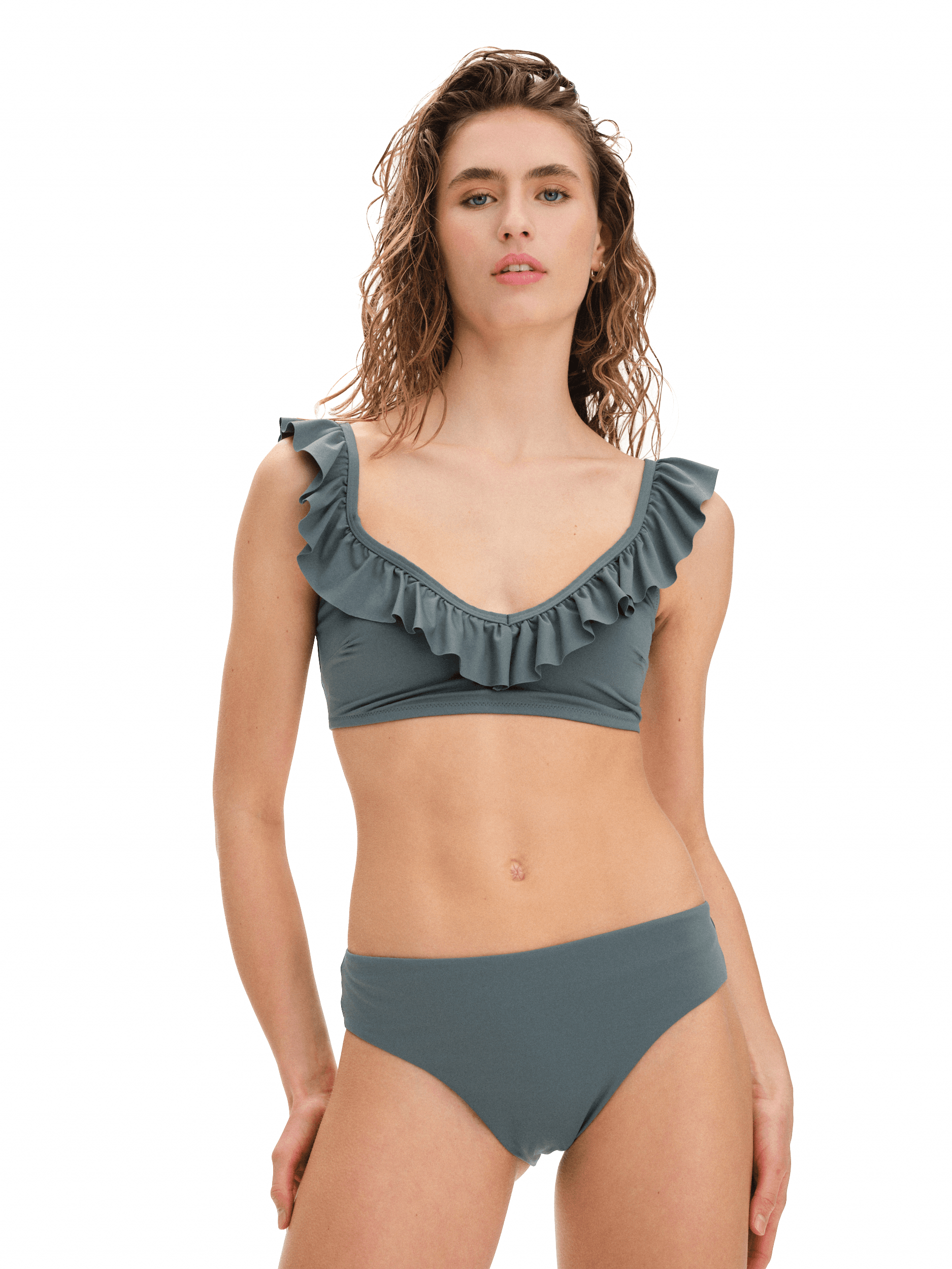 MARINE CLASSIC, Frill Bikini Top W, Model 1