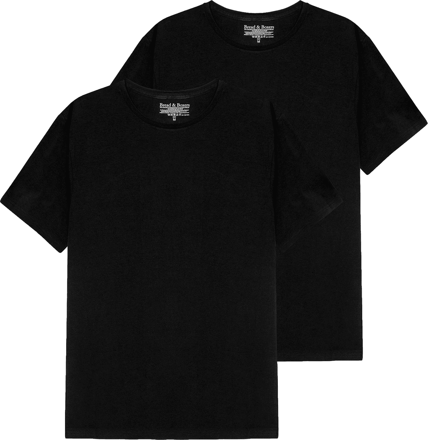 BREAD & BOXERS, 2 PACK CREW NECK, Product 0