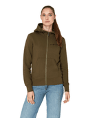 W GALE LOGO ZIP HOOD, Green