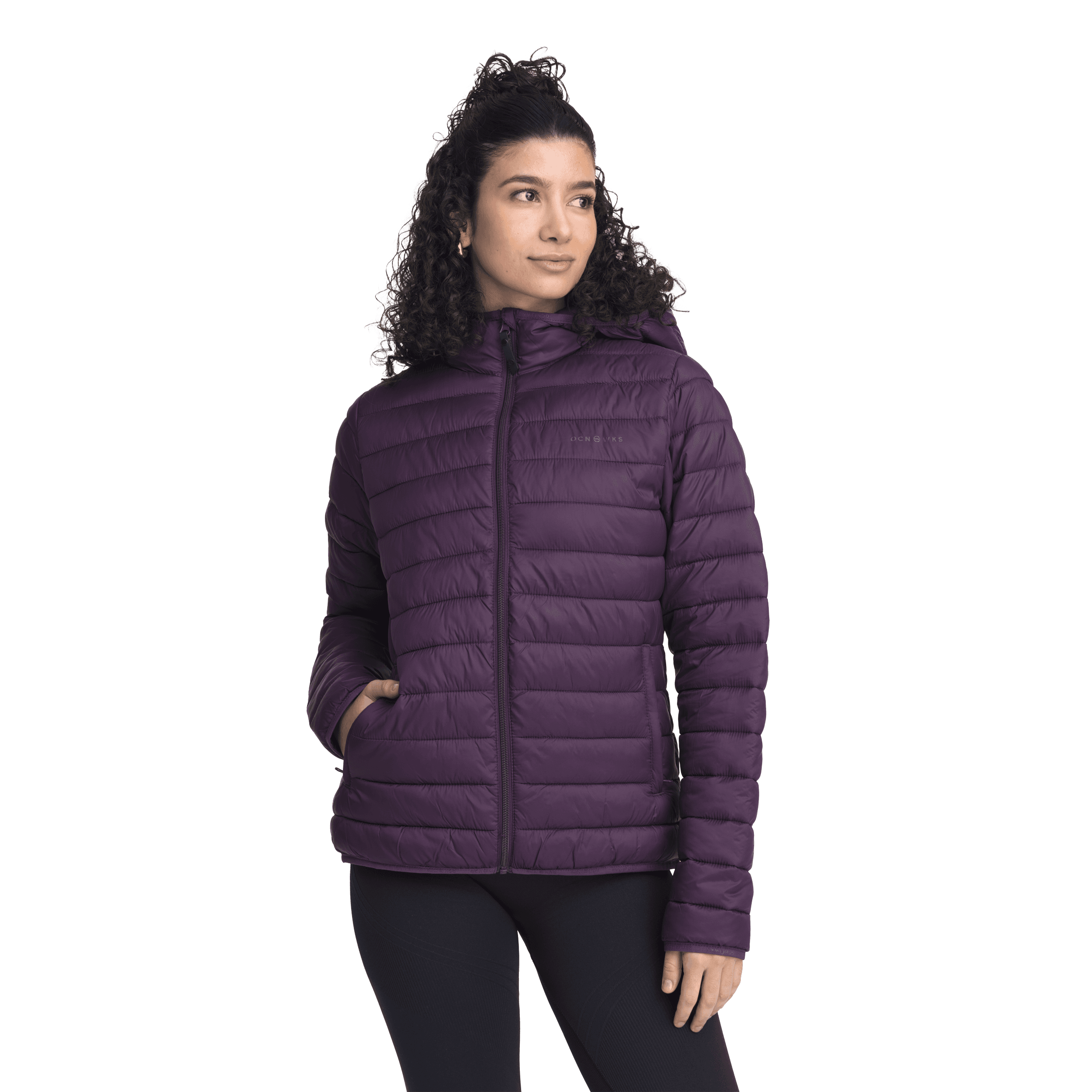 OCEAN WORKS, Padded Hood Jacket W, Model 1