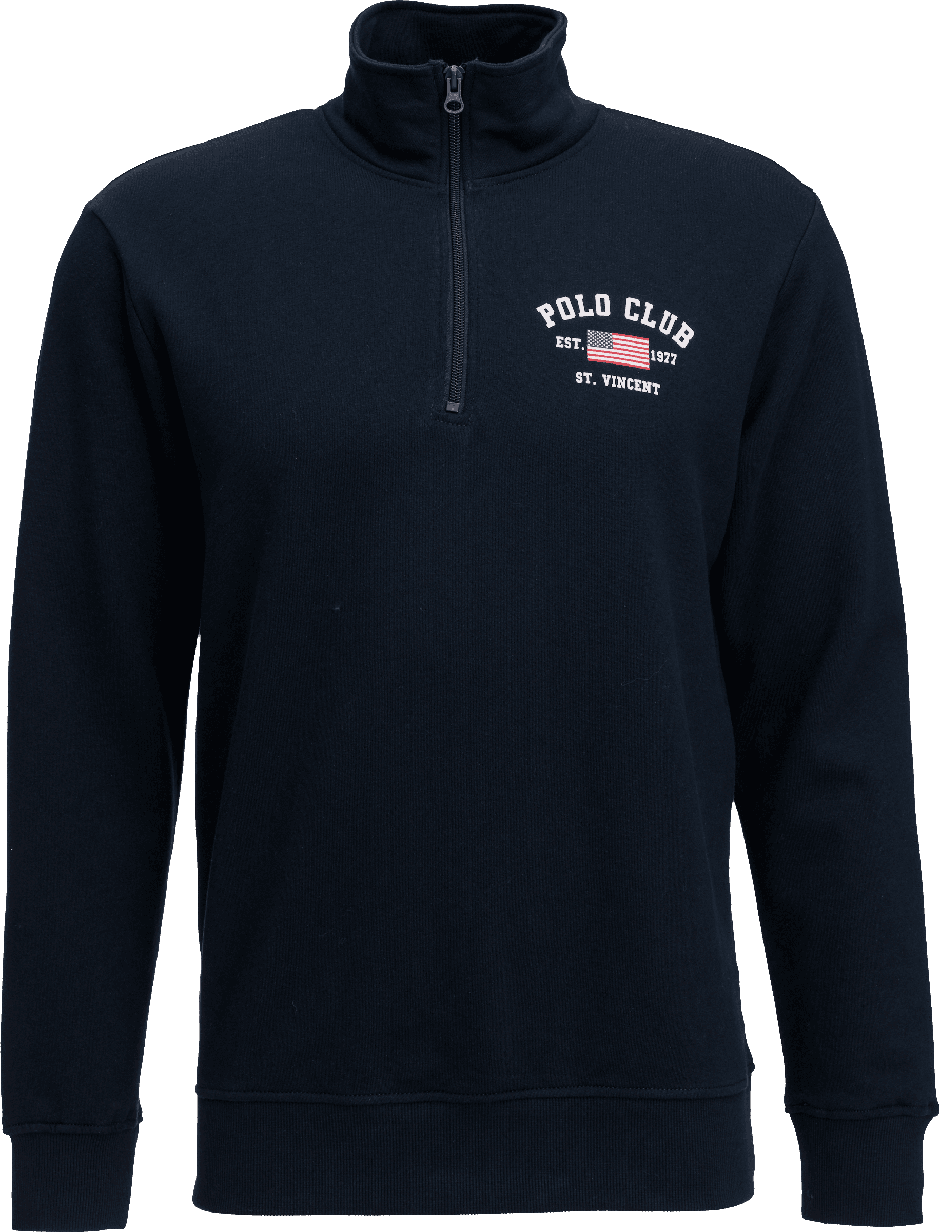 ST VINCENT POLO CLUB, BRIAN 1/2 ZIP SWEAT, Product 0