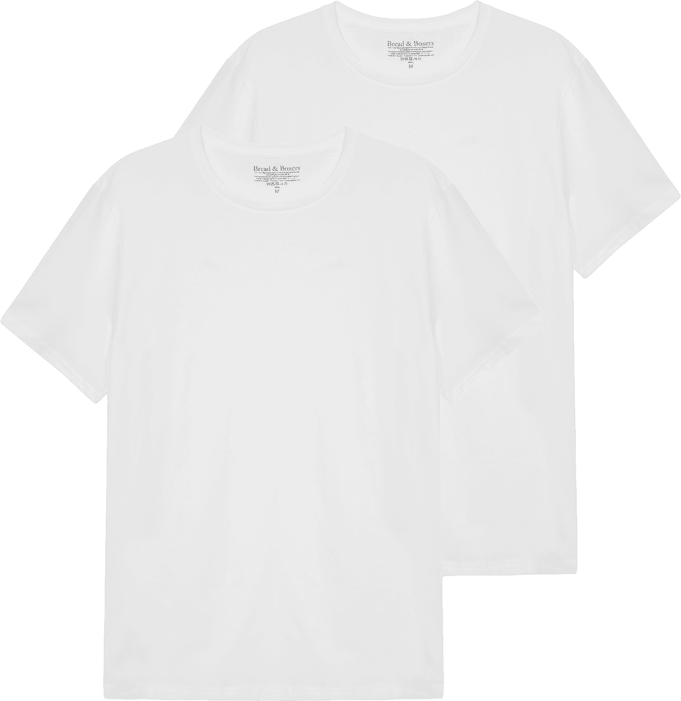 BREAD & BOXERS, 2 PACK CREW NECK, Product 0